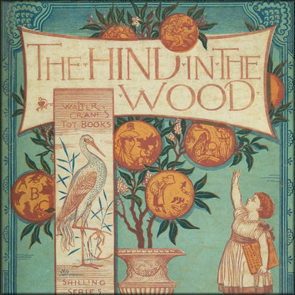 The Hind in the Wood, 1875 - Walter Crane - 7 images | Digital Download - 7 images