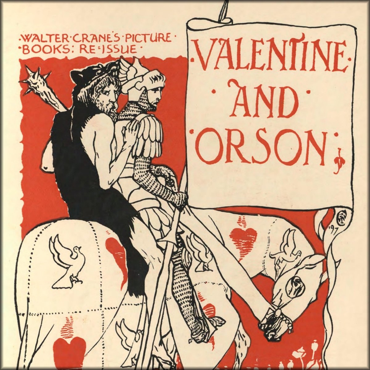 Valentine & Orson 1900 - Walter Crane - 11 images | Digital Download - 11 images