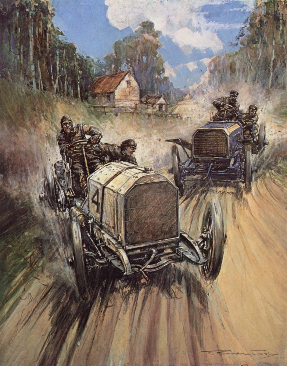 The Motor Art of F. Gordon Crosby - 42 Images to Download | Dimensions 4627 x 5901 pixels