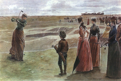 Golfing Artwork in the Public Domain | Dimensions 6181 x 4130 pixels