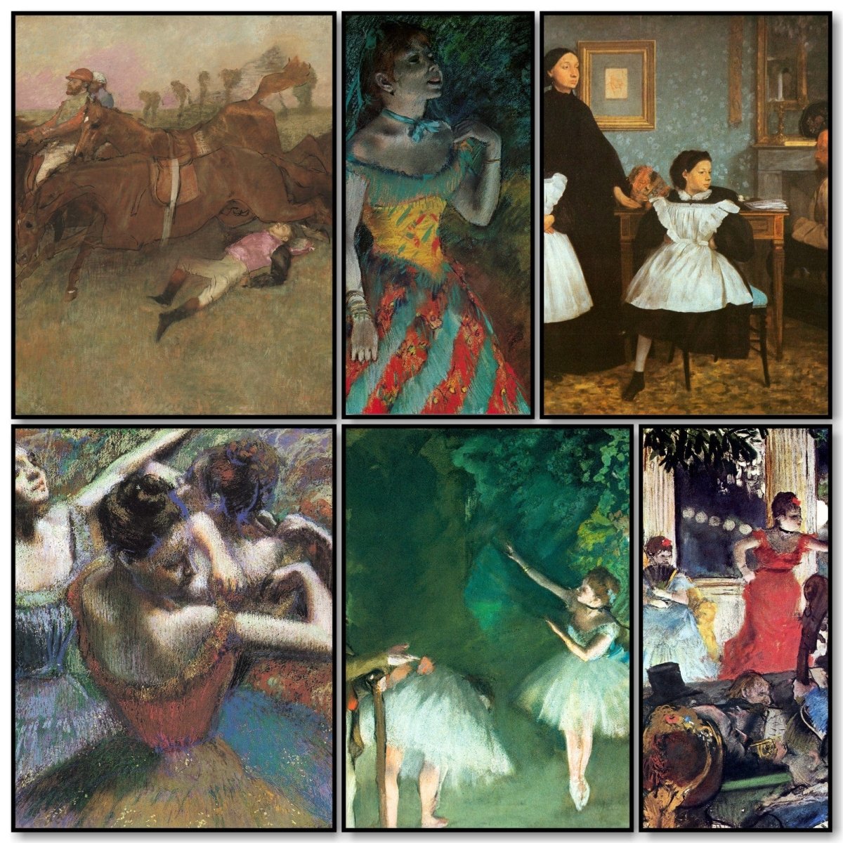 Edgar Degas Public Domain Images to Download | A snapshot of some of the images