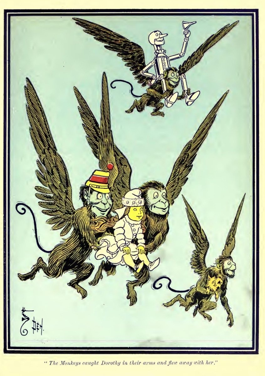 The Wonderful Wizard of Oz 1900 - William W. Denslow | Dimensions 3248 x 4606 pixels