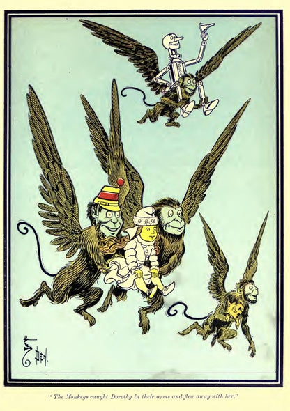 The Wonderful Wizard of Oz 1900 - William W. Denslow | Dimensions 3248 x 4606 pixels