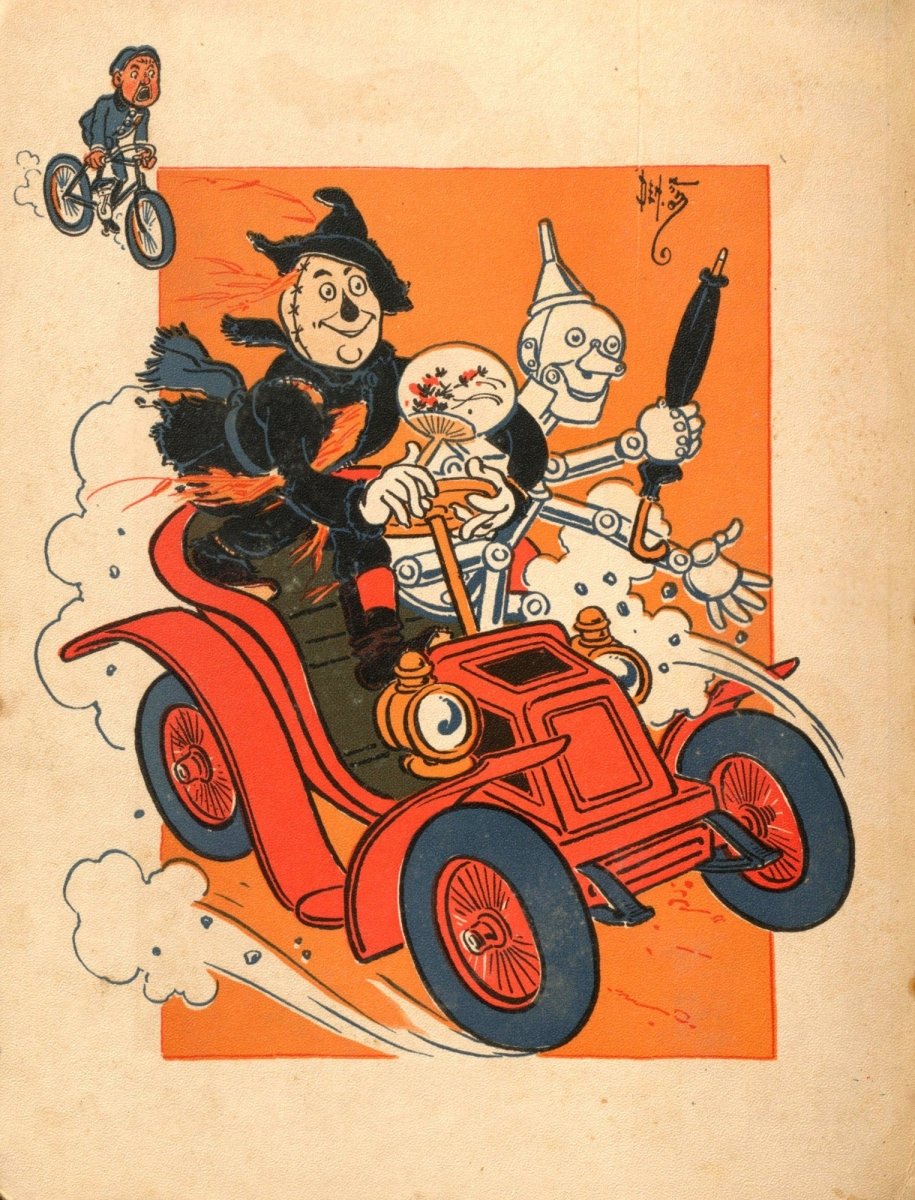 Scarecrow & the Tin-Man 1904 - William W Denslow - 16 images | Dimensions 4850 - 6360 pixels