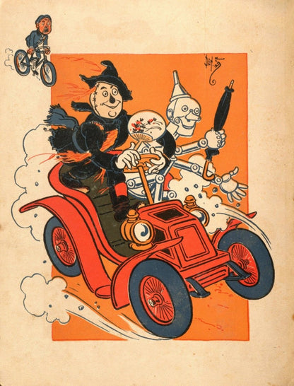 Scarecrow & the Tin-Man 1904 - William W Denslow - 16 images | Dimensions 4850 - 6360 pixels