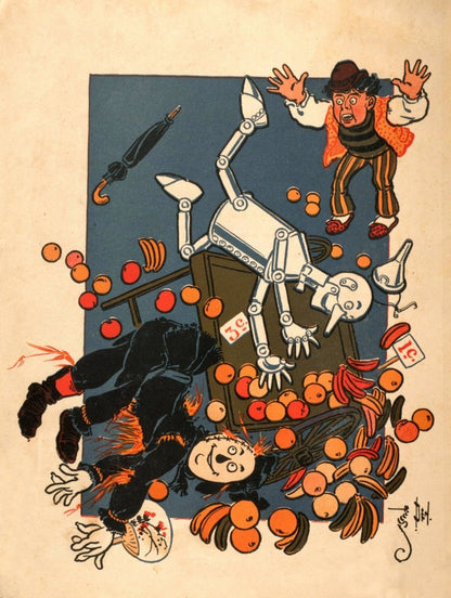 Scarecrow & the Tin-Man 1904 - William W Denslow - 16 images | Dimensions 4800 - 6360 pixels