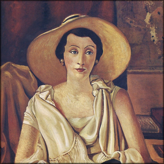 André Derain - Mme Paul Guillaume with a Big Hat 1929 | Digital Download - 1 image