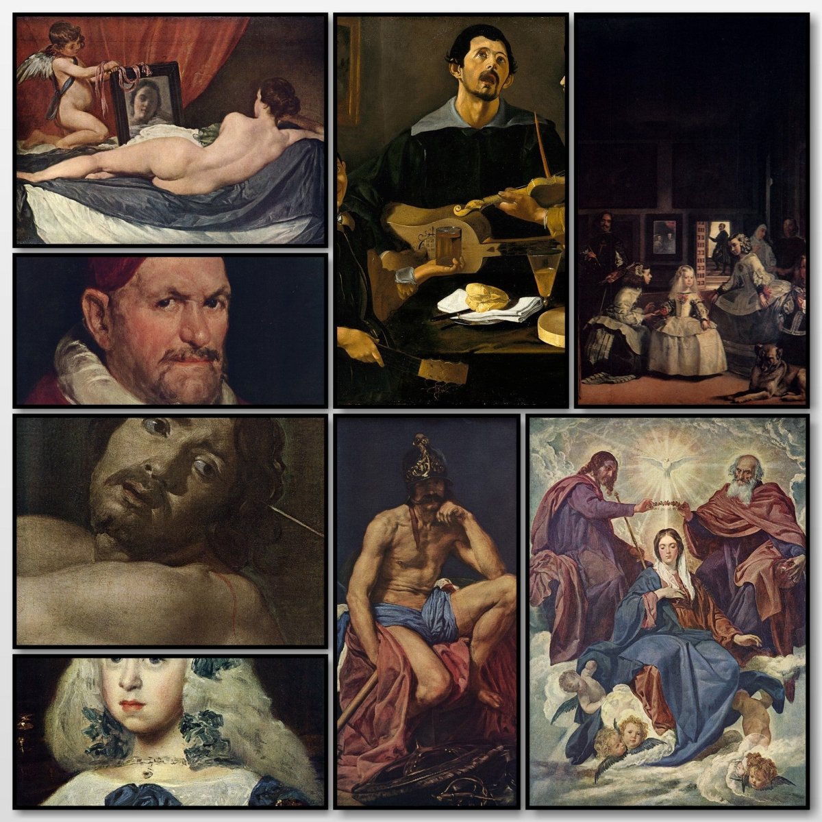 Diego Velázquez Public Domain Images to Download | A snapshot of some of the images