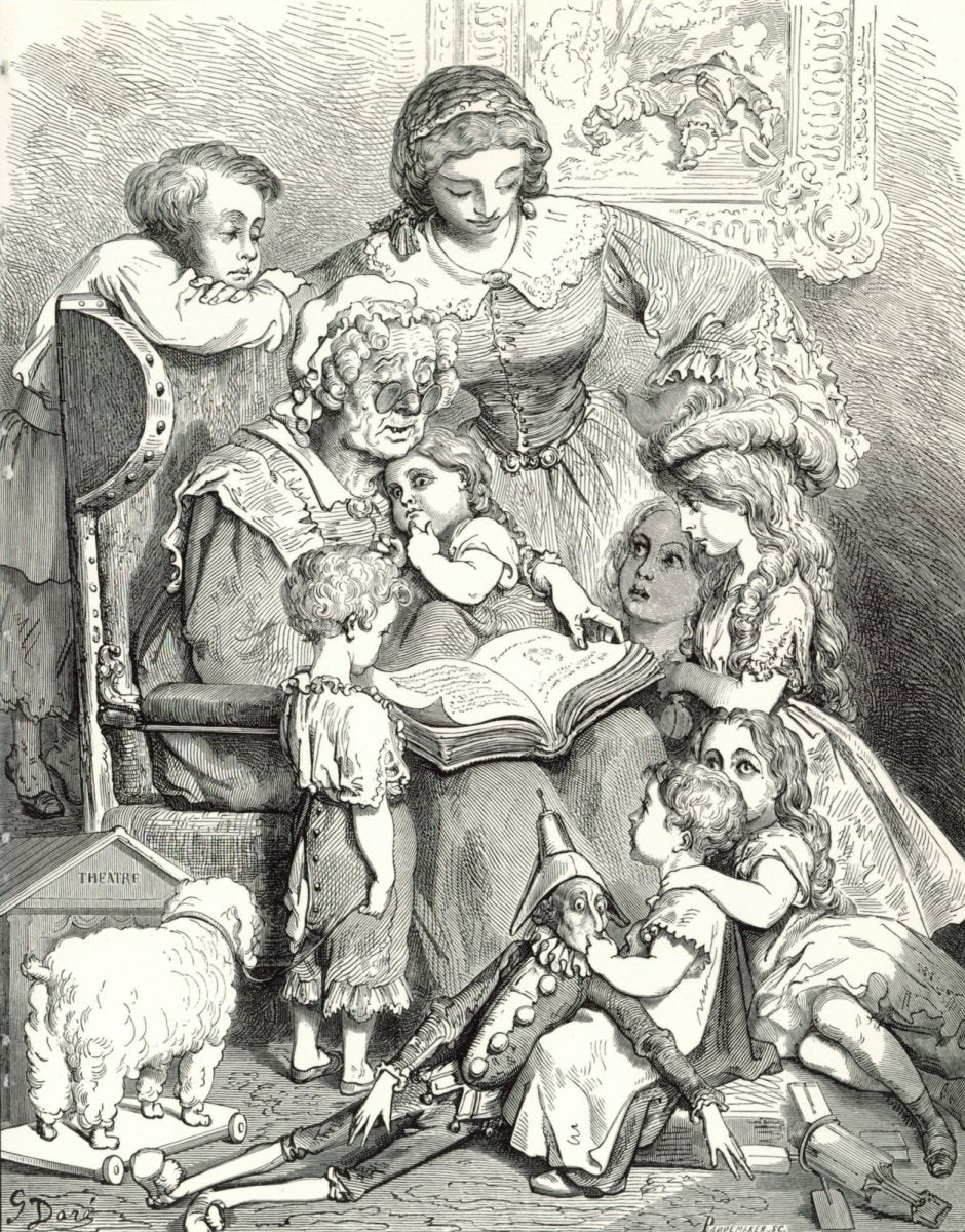 Fairy Tales by Charles Perrault 1867 - Gustave Doré (1832-1888) | Dimensions 4518 x 5769 pixels