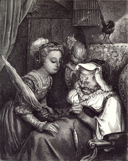 Fairy Tales by Charles Perrault 1867 - Gustave Doré (1832-1888) | Dimensions 4578 x 5760 pixels