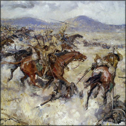 Thomas C. Dugdale - Charge of the 2nd Lancers at El Afuli | Digital Download - 1 image