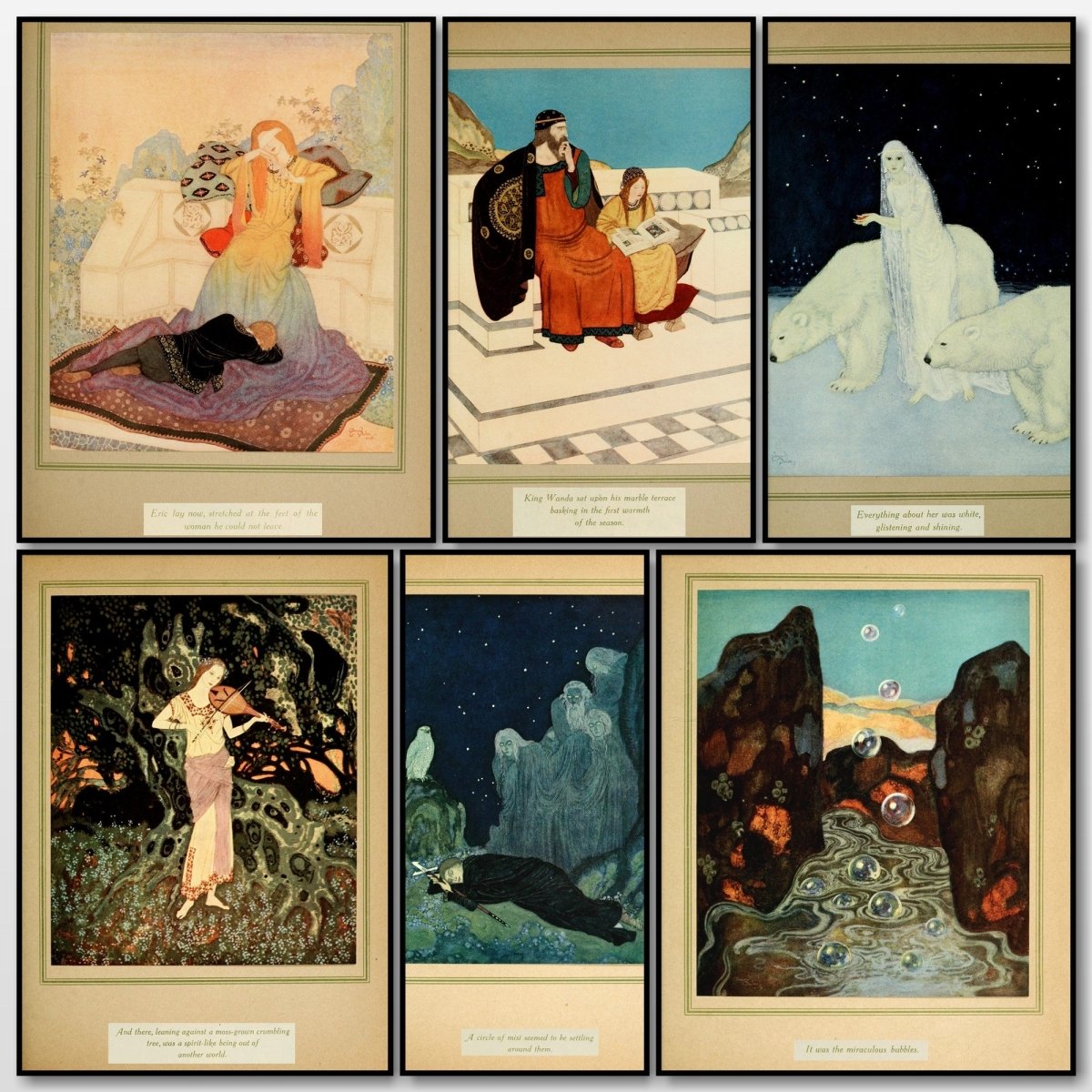 Dreamer of Dreams 1900 - Edmund Dulac - 6 images | A snapshot of the images