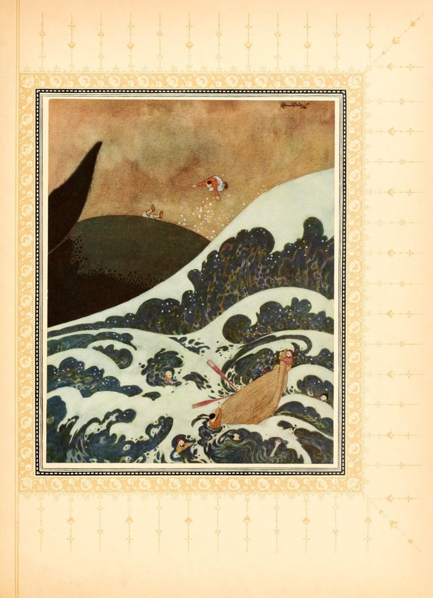 Sinbad the Sailor 1914 - Edmund Dulac - 15 images | Dimensions 2238 x 3095 pixels