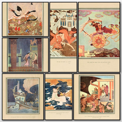 Tanglewood Tales 1919 - Edmund Dulac - 7 images | A snapshot of the images