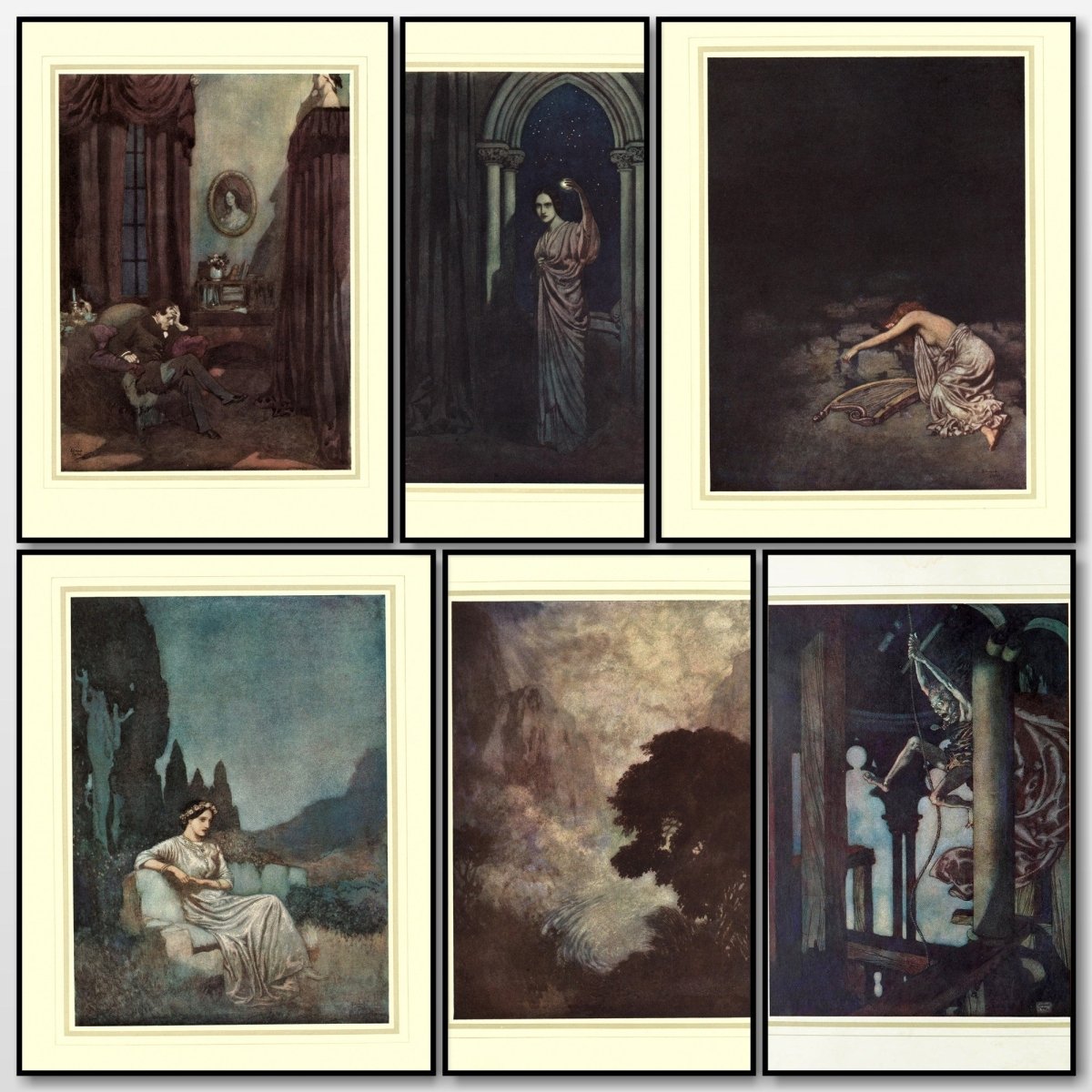 The Bells, 1912 - Edmund Dulac - 7 images | A snapshot of some of the images