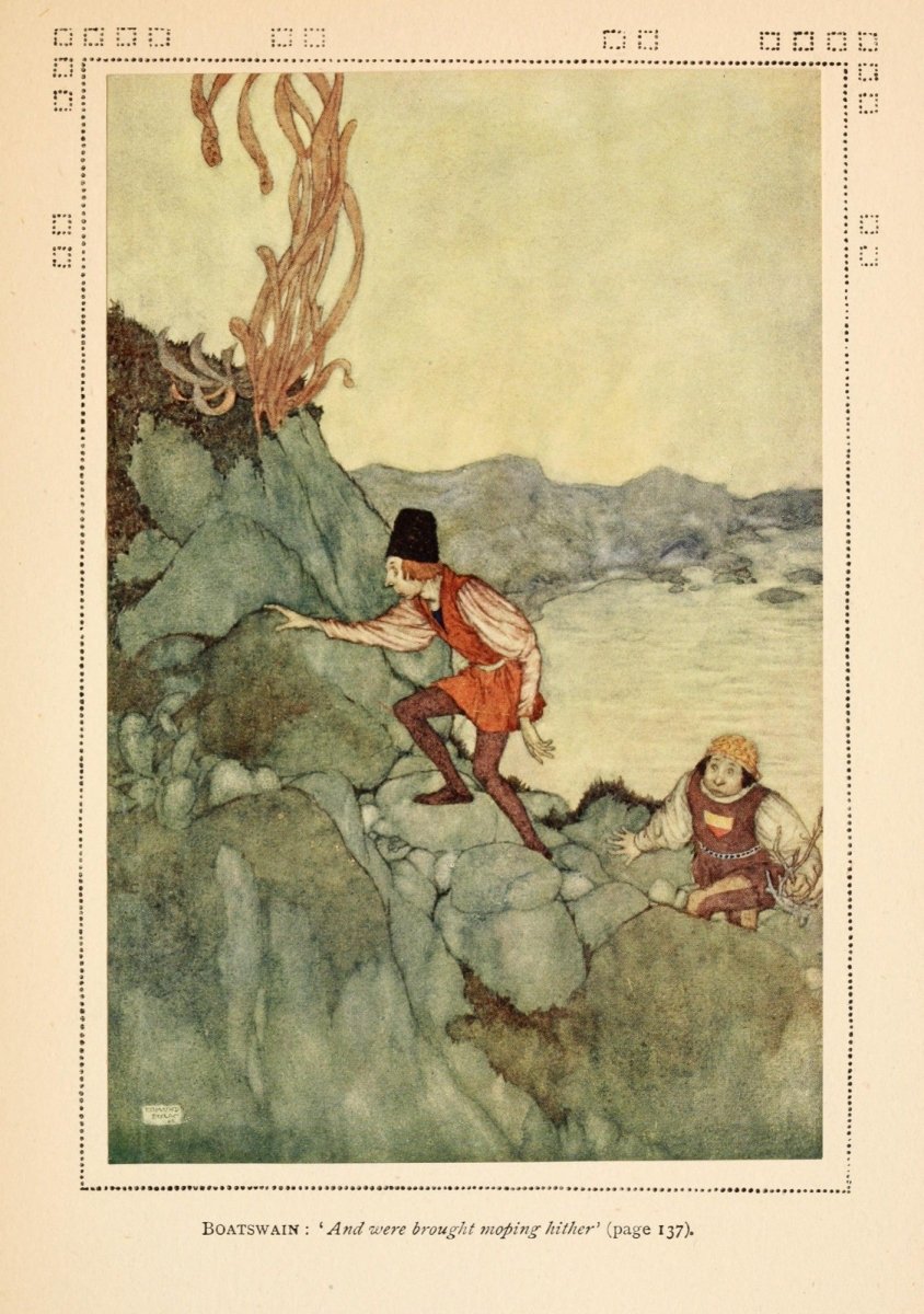 The Tempest, 1915 - Edmund Dulac - 16 images | Dimensions 2394 x 3402 pixels