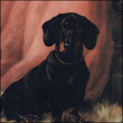 Maud Earl - Black & Tan Dachshund 1890 | Digital Download - 1 image