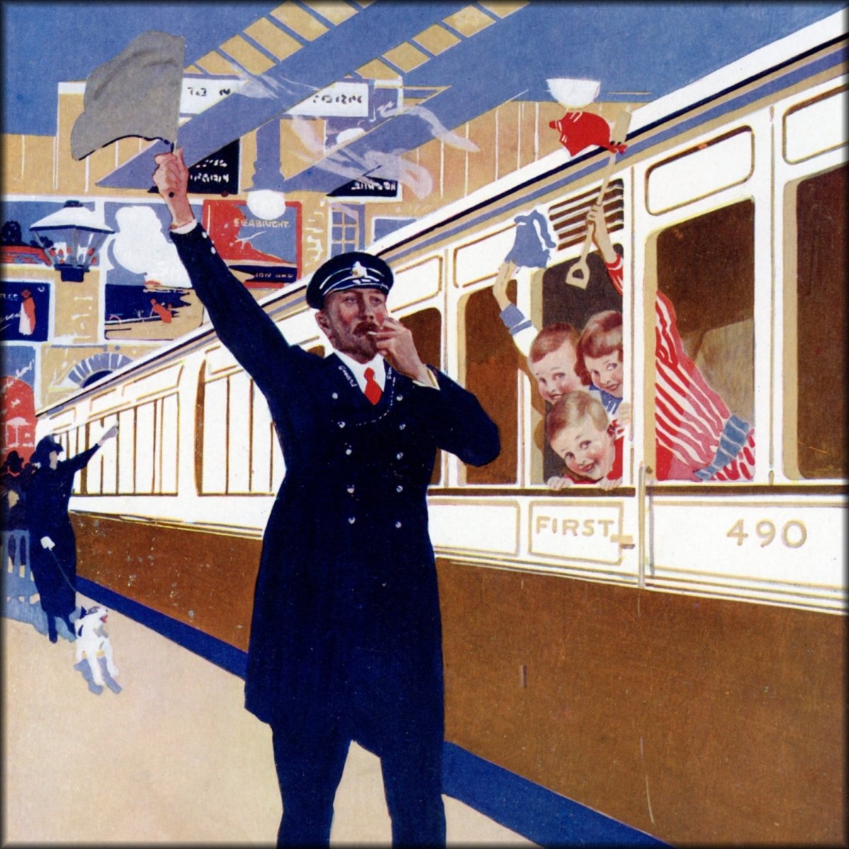 Howard K. Elcock (1886-1952) - Off we go 1924 | Digital Download - 1 image