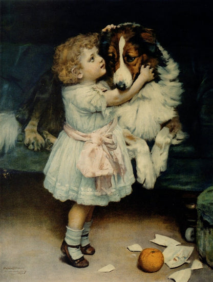 Arthur Elsley's Victorian Children & their Pets | Dimensions 4564 x 6028 pixels