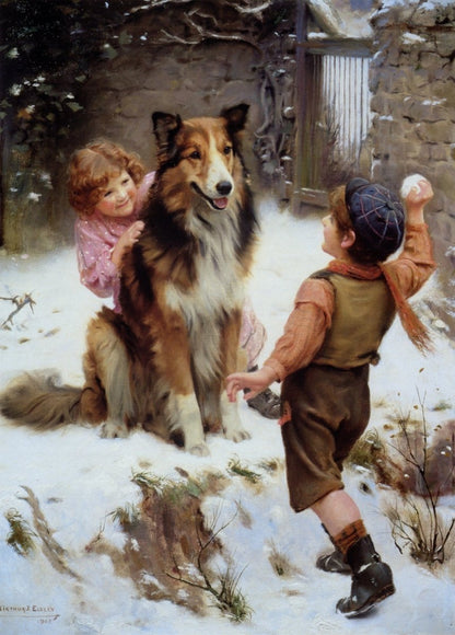 Arthur Elsley's Victorian Children & their Pets | Dimensions 4314 x 6018 pixels