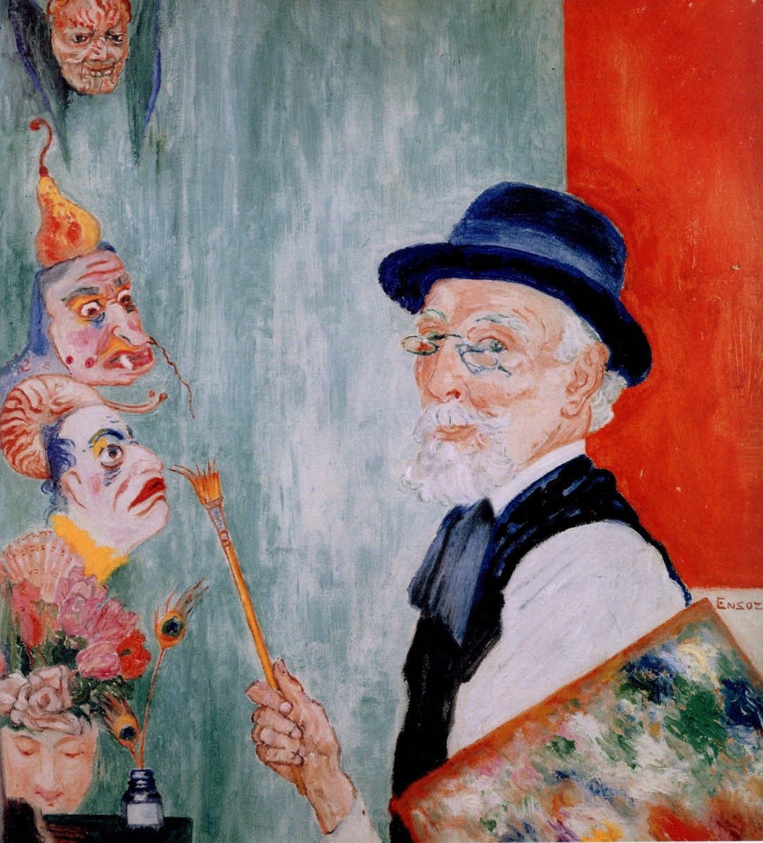 James Ensor Public Domain Images to Download | Dimensions 5724 x 6324 pixels