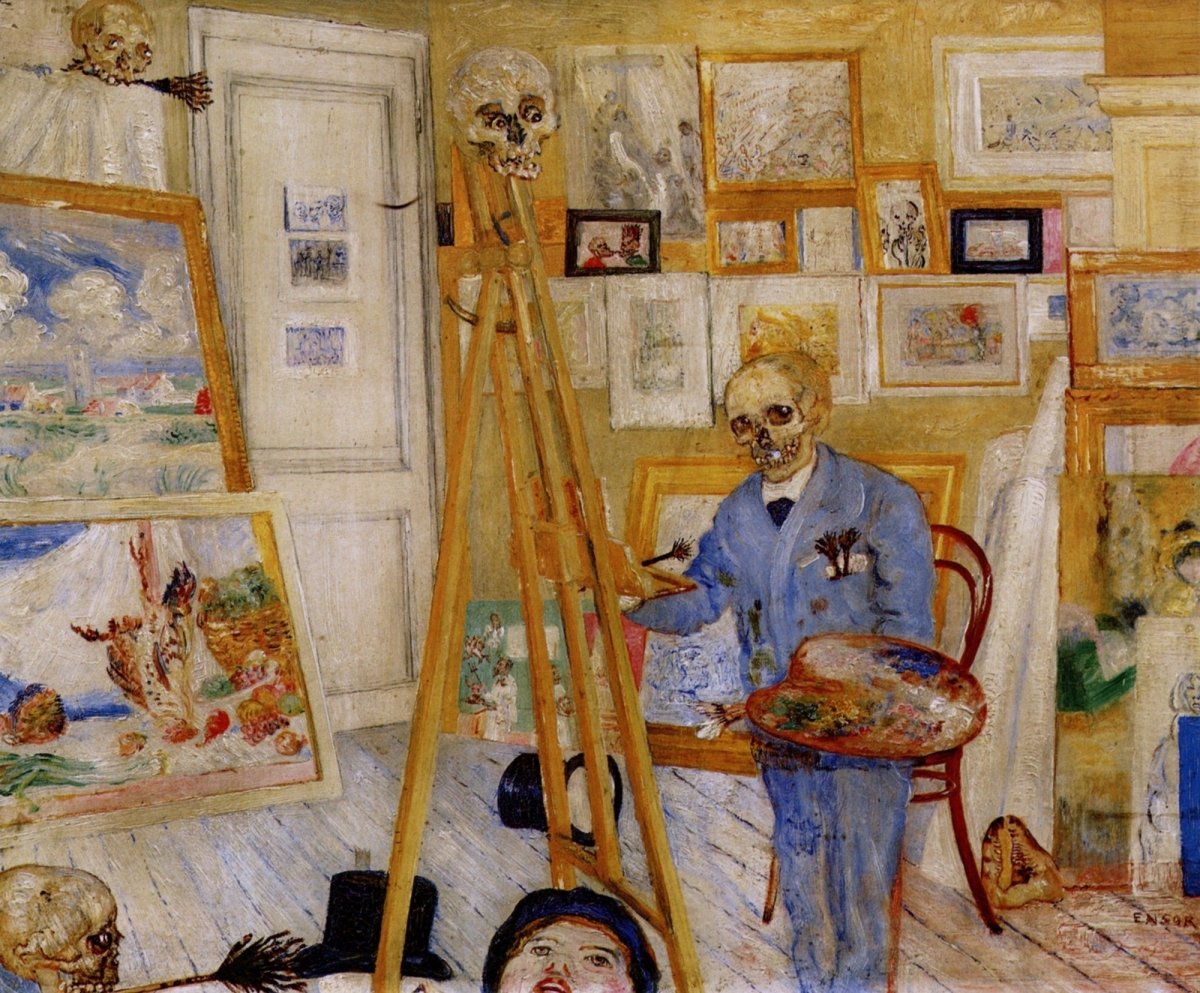 James Ensor Public Domain Images to Download | Dimensions 4704 x 3892 pixels