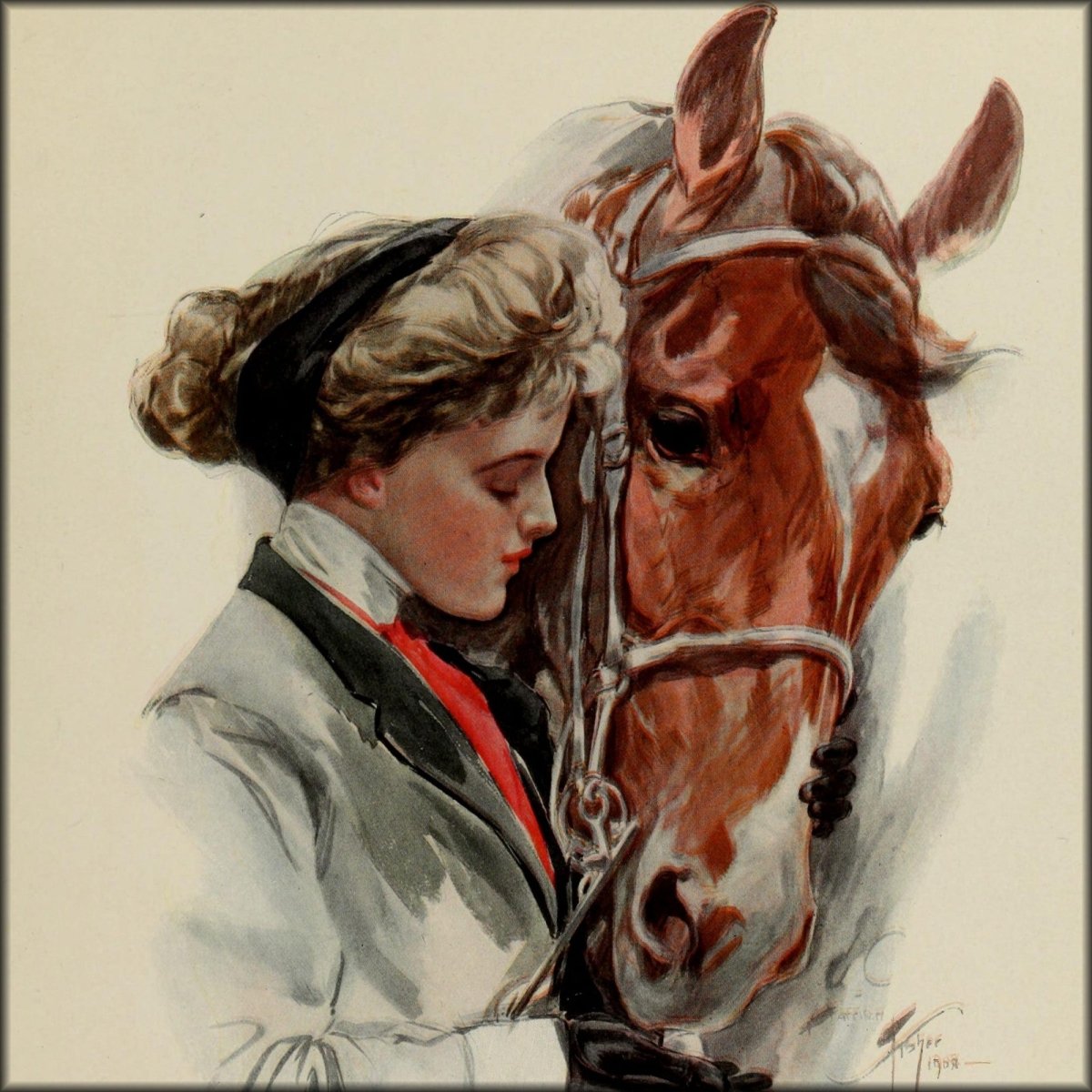 Fair Americans 1911 - Harrison Fisher - 65 images | Digital Download - 65 images