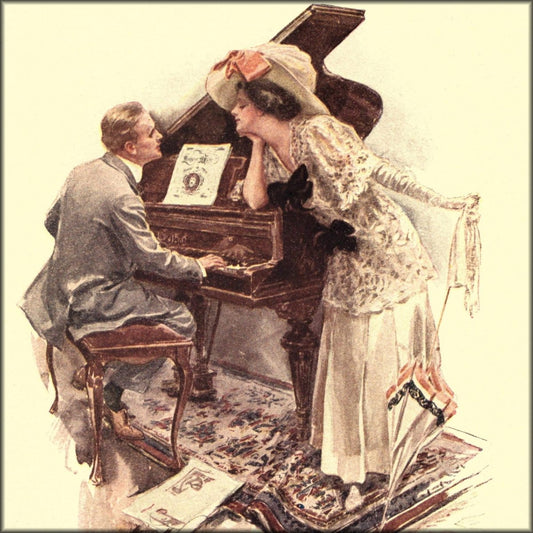 The Butterfly Man, 1910 - Harrison Fisher - 4 images | Digital Download - 4 images