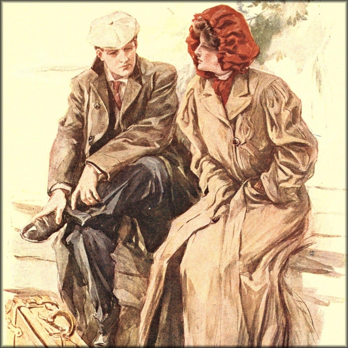 The Flyers, 1907 - Harrison Fisher - 5 images | Digital Download - 5 images