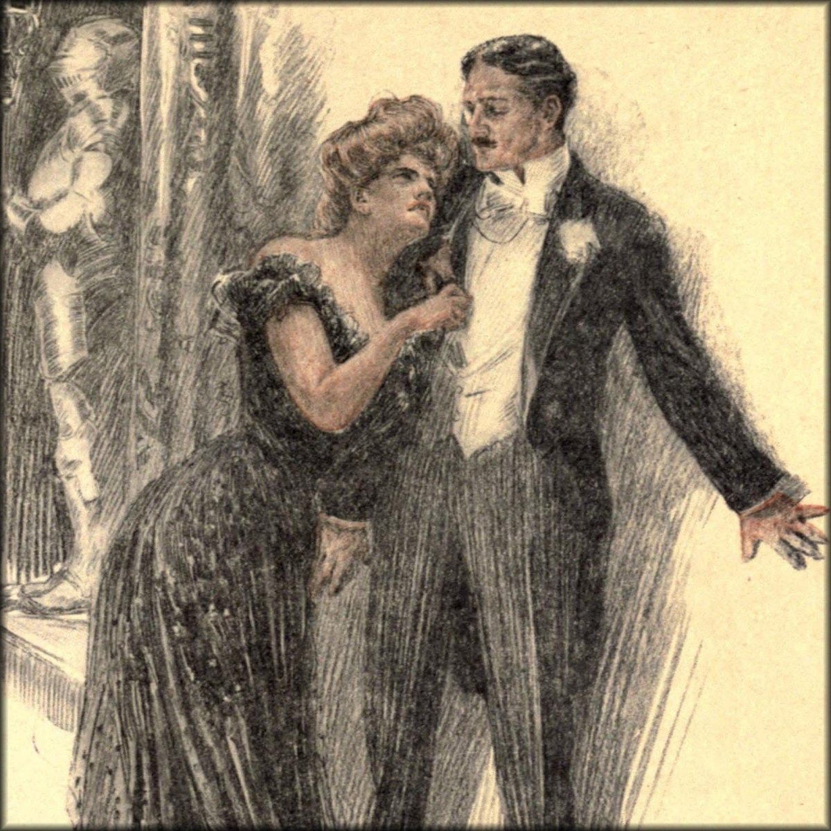 The One Way Out, 1906 - Harrison Fisher - 5 images | Digital Download - 5 images