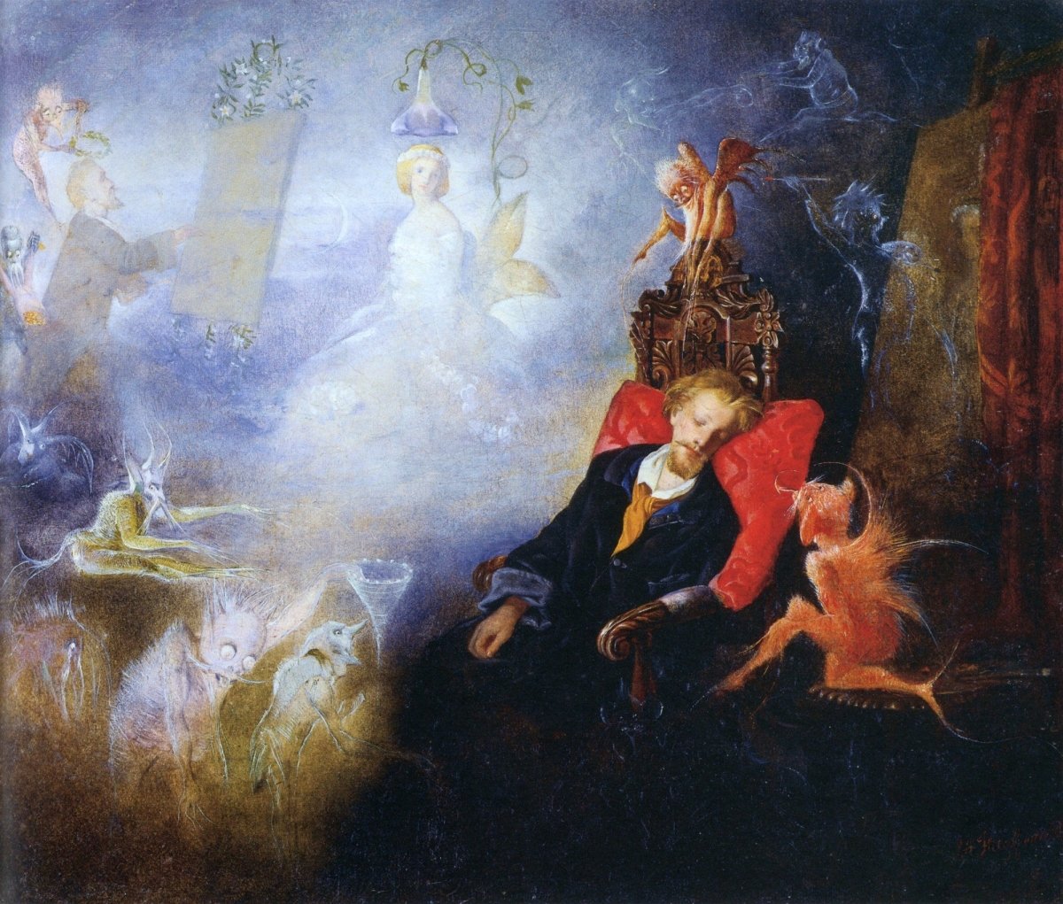 John Anster Fitzgerald Public Domain Images to Download | Dimensions 5424 x 4616 pixels
