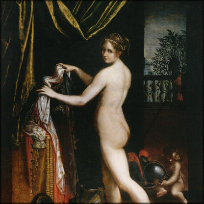 Lavinia Fontana - Minerva dressing 1613 | Digital Download - 1 image