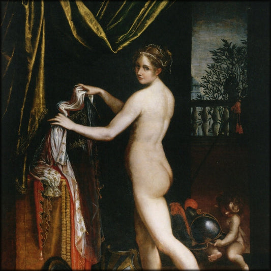 Lavinia Fontana - Minerva dressing 1613 | Digital Download - 1 image
