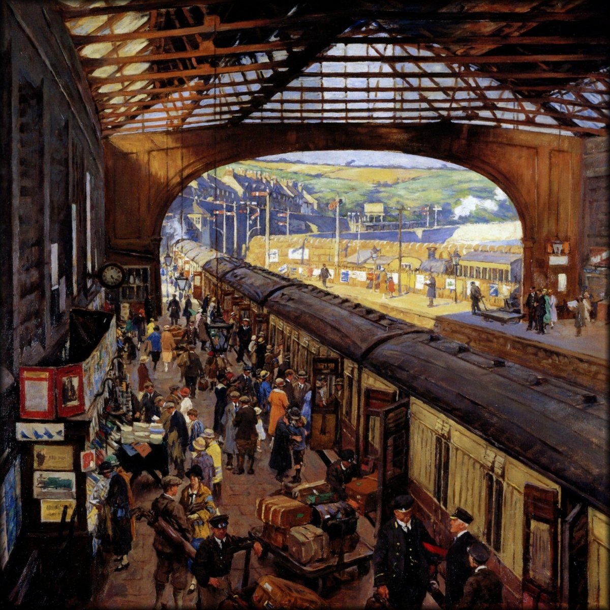 Stanhope Forbes (1857-1947) - The Terminus, Penzance Station | Digital Download - 1 image