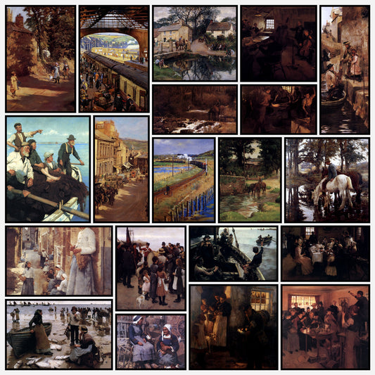 Stanhope Forbes 20 Public Domain Images to Download | A snapshot of the images