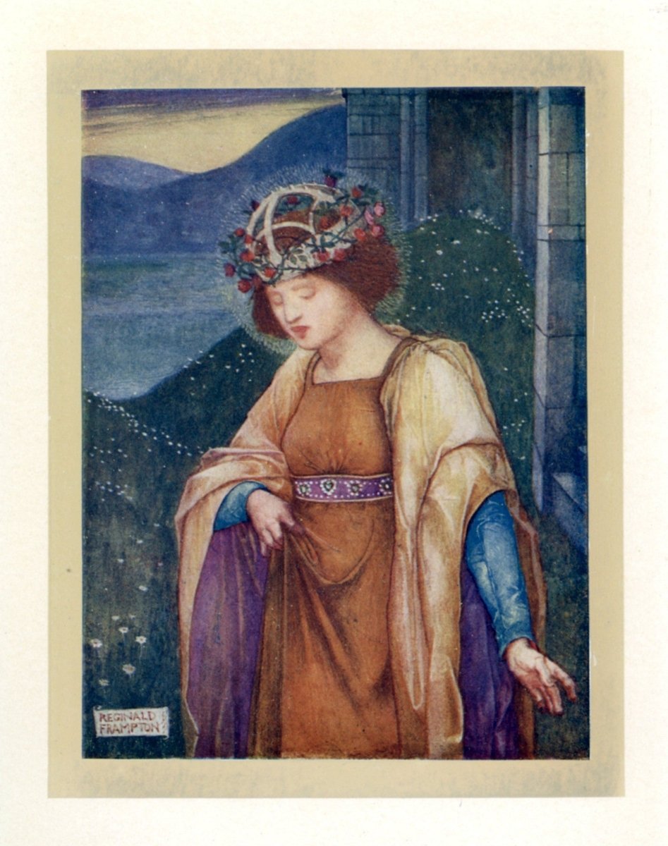 A Day with William Morris - Reginald Frampton - 10 images | Dimensions 2989 x 3787 pixels