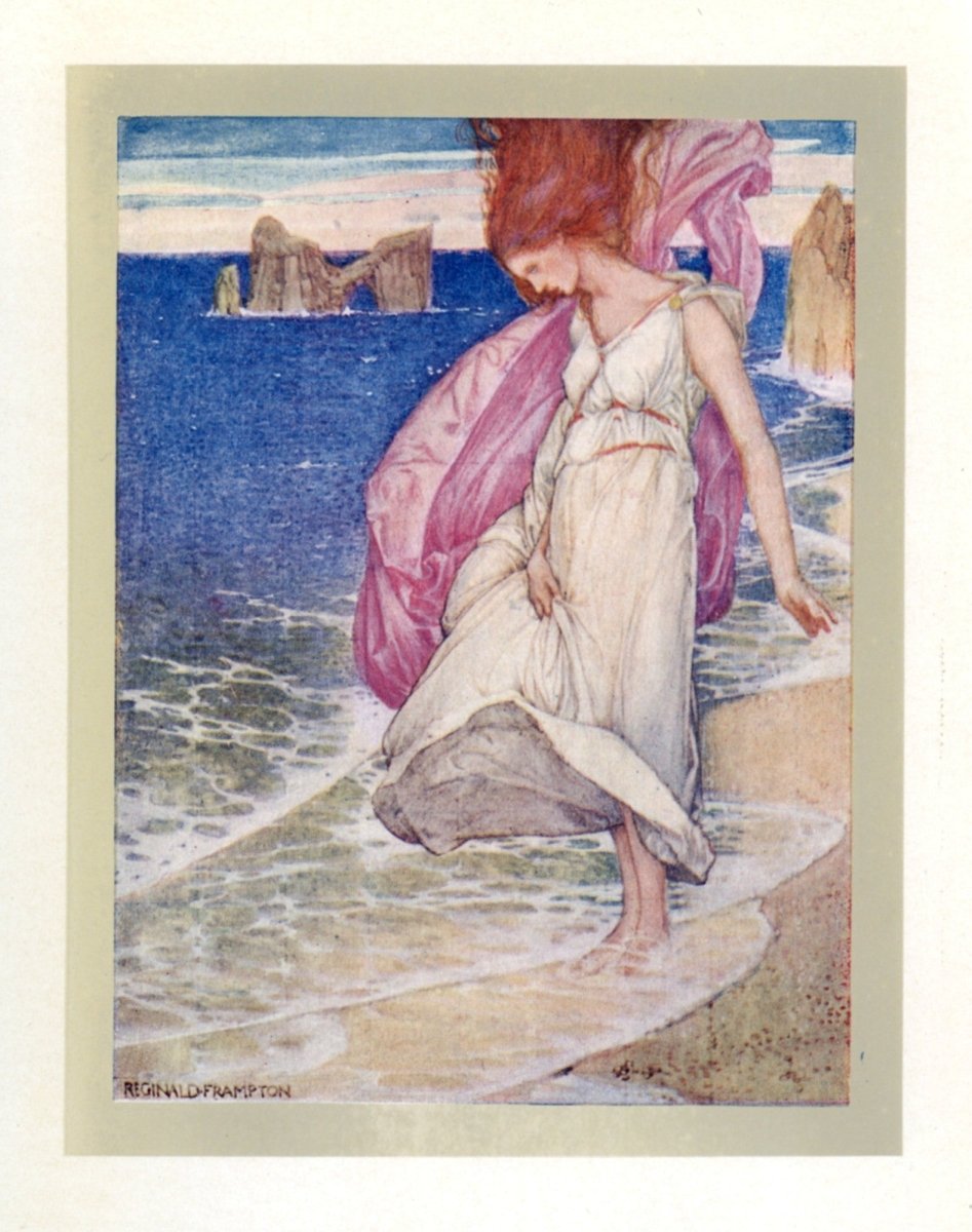 A Day with William Morris - Reginald Frampton - 10 images | Dimensions 2982 x 3780 pixels