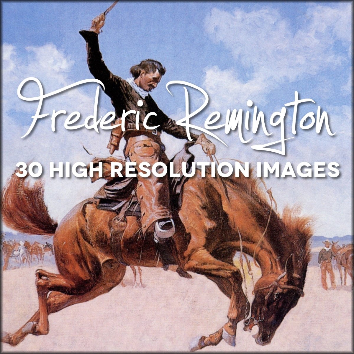 Frederic Remington Public Domain Images to Download | Digital Download - 30 images