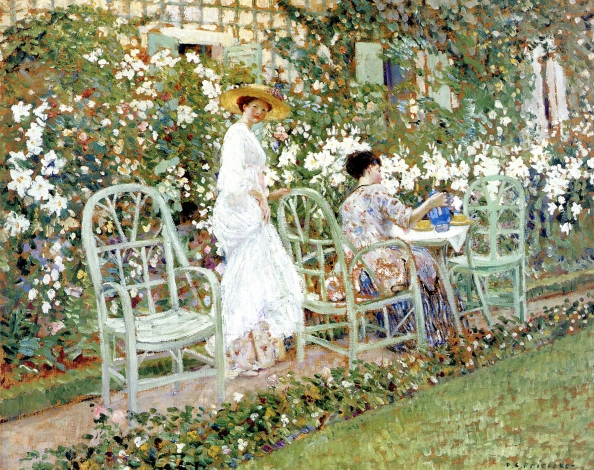 Frederick Frieseke Public Domain Images to Download | Dimensions 4816 x 3808 pixels