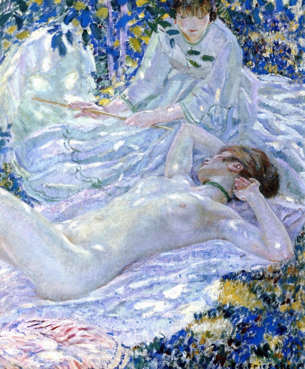 Frederick Frieseke Public Domain Images to Download | Dimensions 5904 x 7152 pixels
