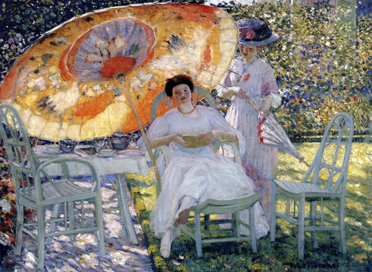 Frederick Frieseke Public Domain Images to Download | Dimensions 5019 x 3682 pixels