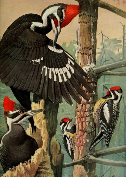 Birds of Massachusetts 1925 - Louis A. Fuertes - 60 images | Dimensions 2668 x 3739 pixels