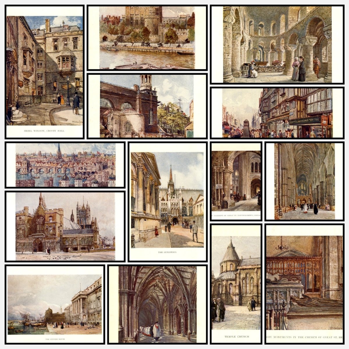 A snapshot of some of the images