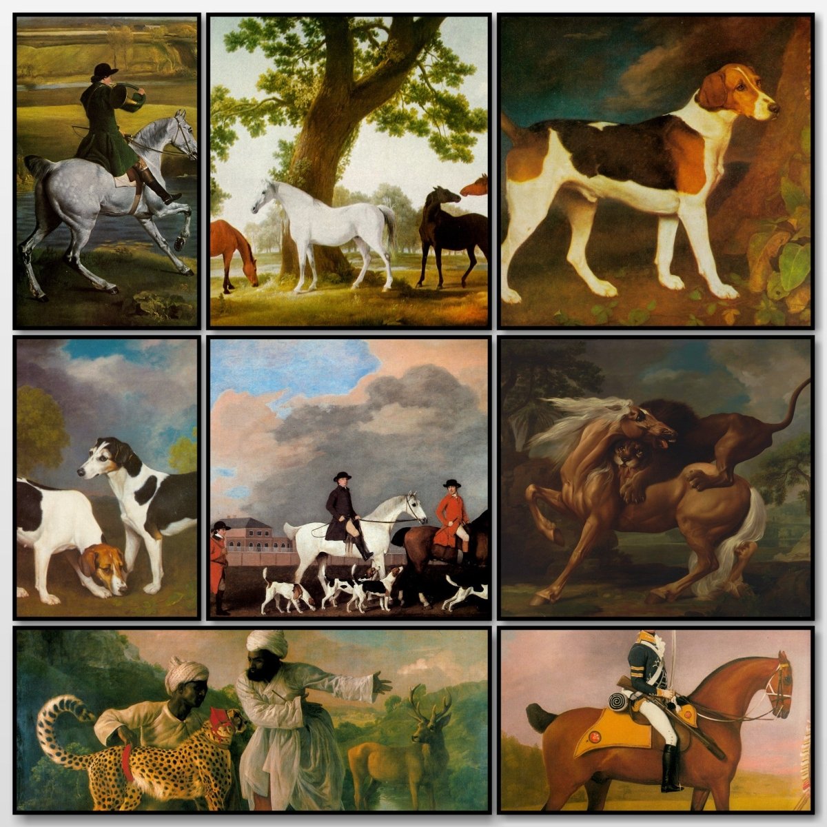 George Stubbs Public Domain Images including Whistlejacket | A snapshot of some of the images