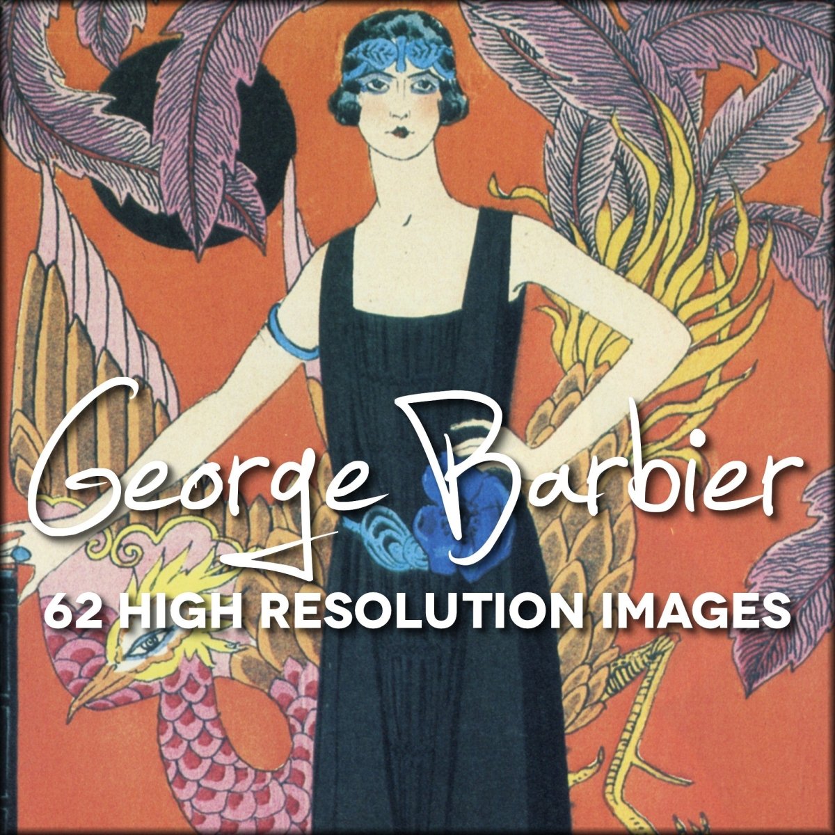 George Barbier Art Deco Fashion Illustrations in the Public Domain | Digital Download - 62 images