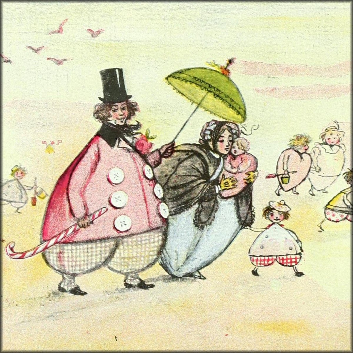 The Happy Heart Family 1907 - Virginia Gerson - 11 images | Digital Download - 11 images