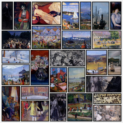 William Glackens 60 Public Domain Images to Download | A snapshot of some of the images