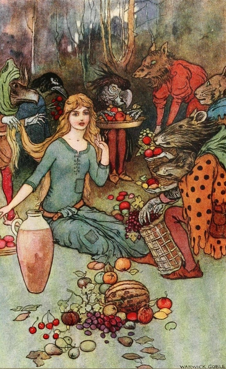 The Book of Fairy Poetry, 1920 - Warwick Goble - 16 images | Dimensions 1088 x 1772 pixels