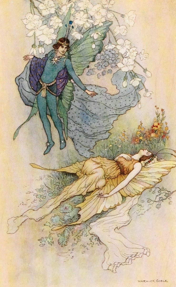 The Book of Fairy Poetry, 1920 - Warwick Goble - 16 images | Dimensions 1084 x 1760 pixels