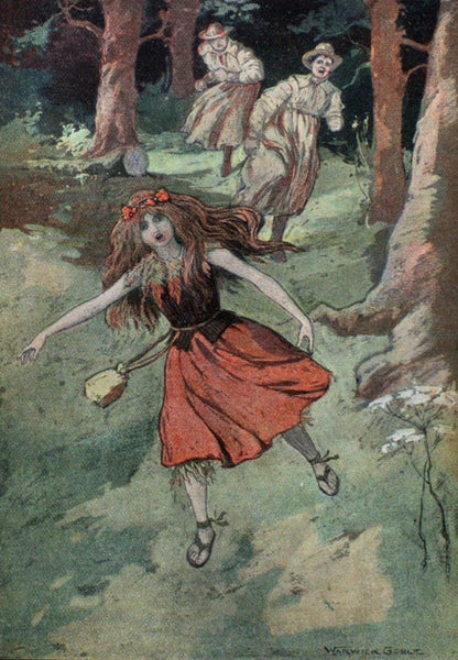 The Captives of the Kaid, 1906 - Warwick Goble - 3 images | Dimensions 2534 x 3654 pixels